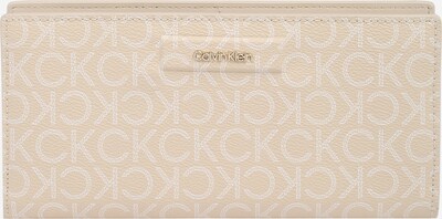 Calvin Klein Portemonnaie in beige / weiß, Produktansicht