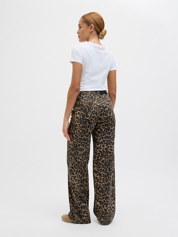 JJXX Wide leg Trousers 'JXSARAH TOKYO' in Beige