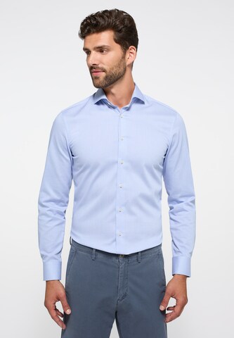 ETERNA Slim fit Business Shirt in Blue: front