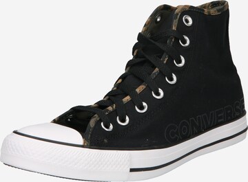 CONVERSE Rövid szárú sportcipők 'Chuck Taylor All Star' - fekete: elől