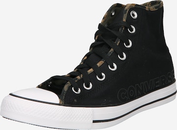 CONVERSE Platform trainers 'Chuck Taylor All Star' in Black: front