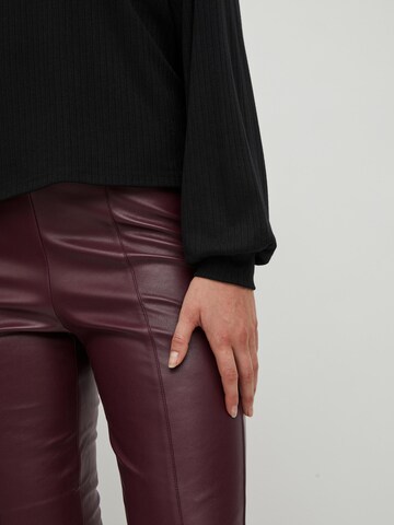 VILA Skinny Broek 'Dagmar' in Rood