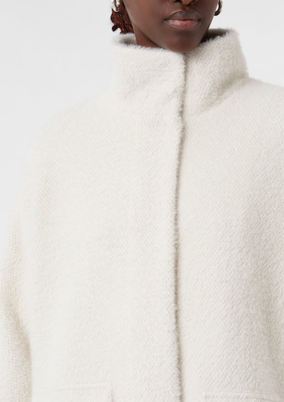 COMMA Manteau mi-saison en blanc, Vue avec produit