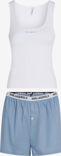 Karl Lagerfeld Kratke hlače za spavanje u opal / crna / bijela, Pregled proizvoda