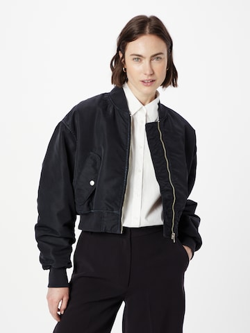 Calvin Klein Jeans Jacke in Schwarz: predná strana