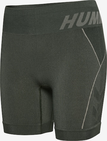 Hummel Skinny Sportshorts 'CHRISTEL' in Grün