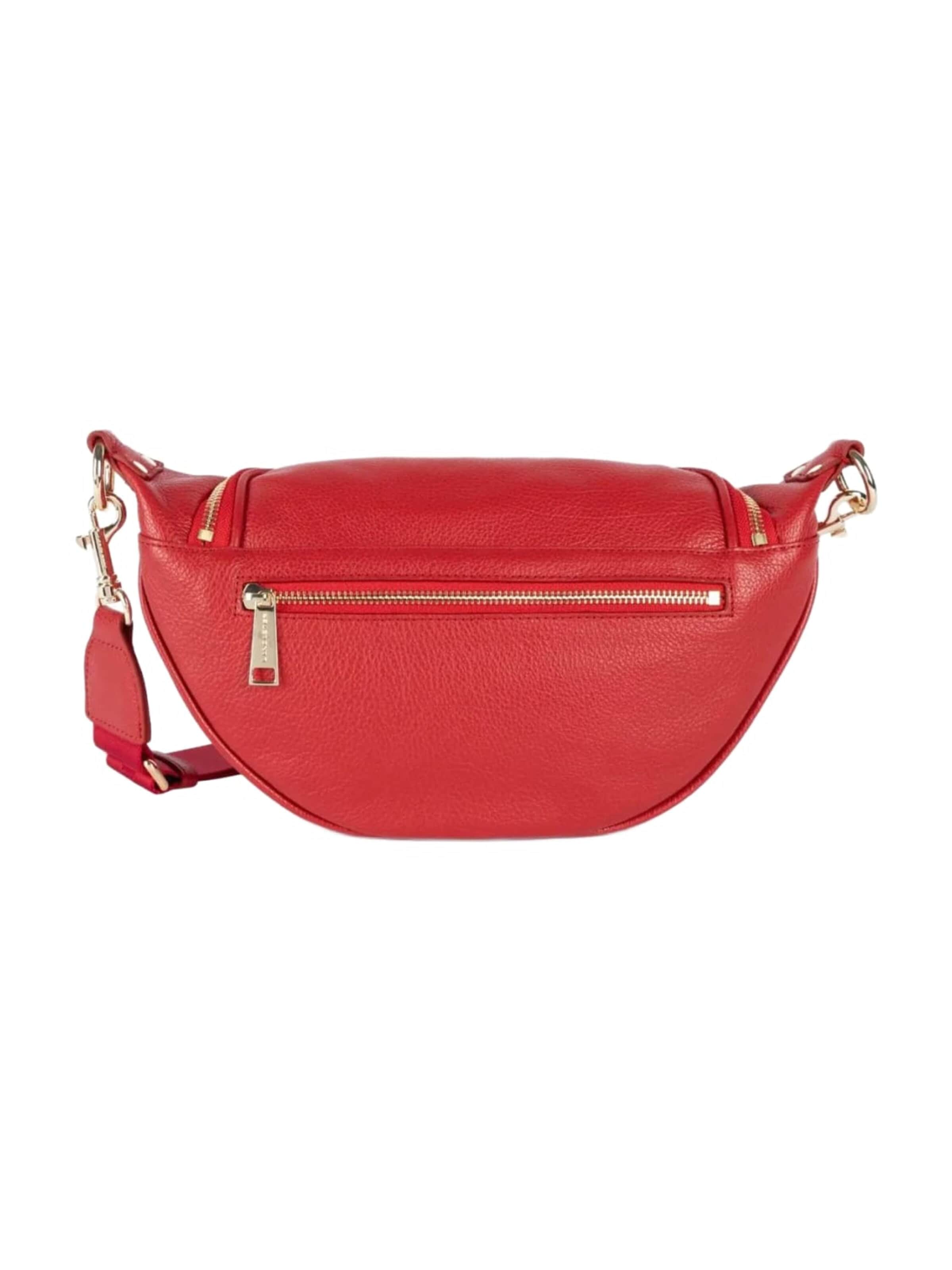 LANCASTER Paris Belt bag 'Lancaster Sac banane Zippé Dune Rouge' in Red
