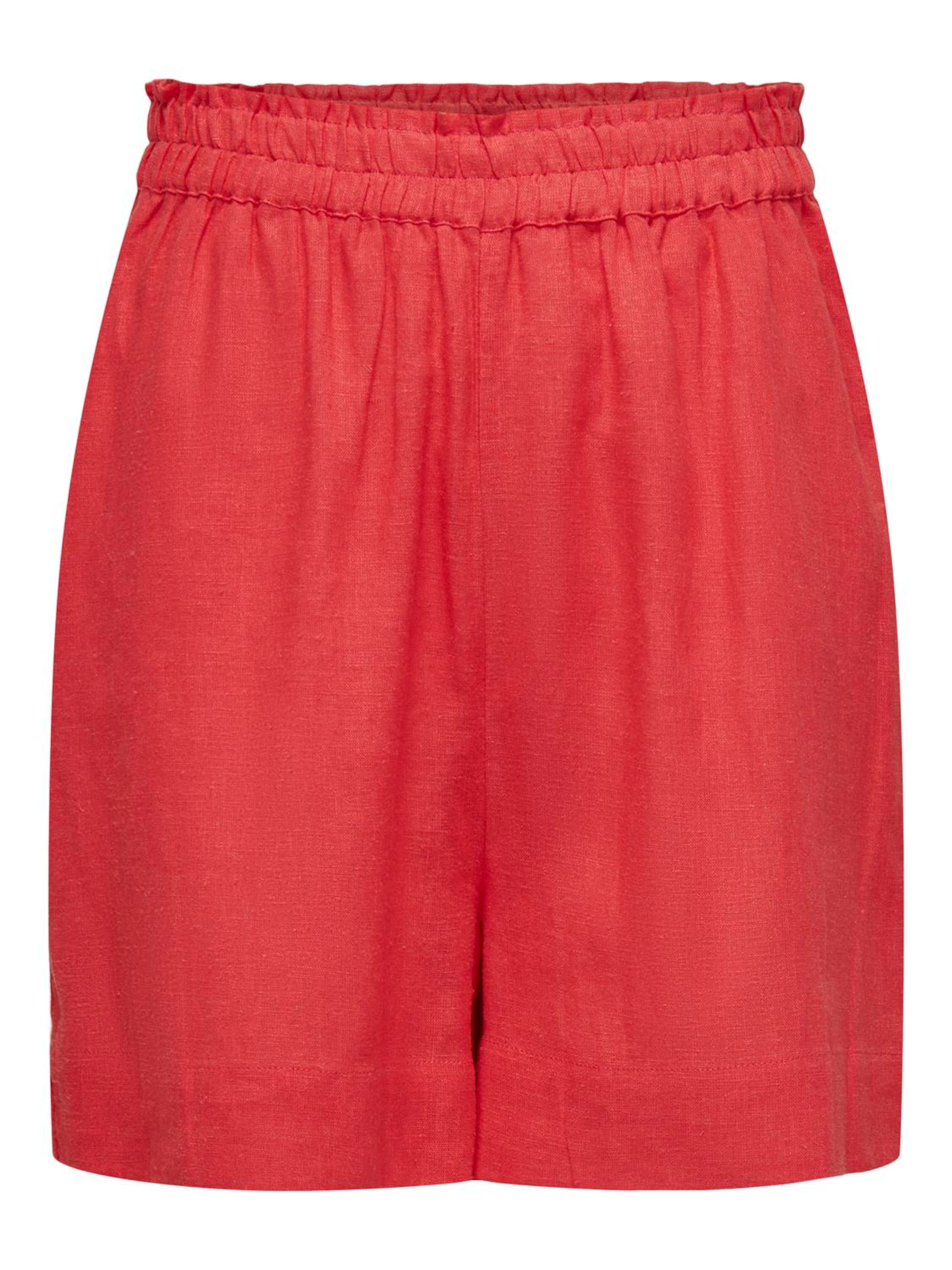 Pantalon 'Tokyo' ONLY en rouge : devant