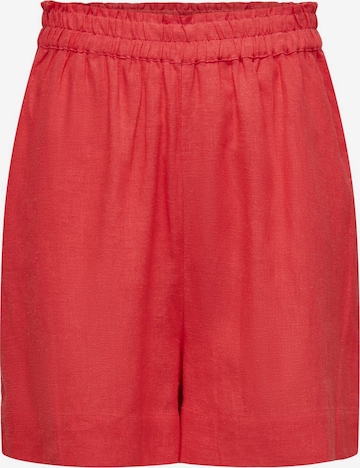 Pantalon 'Tokyo' ONLY en rouge : devant