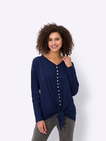 heine - Camisa em azul: frente