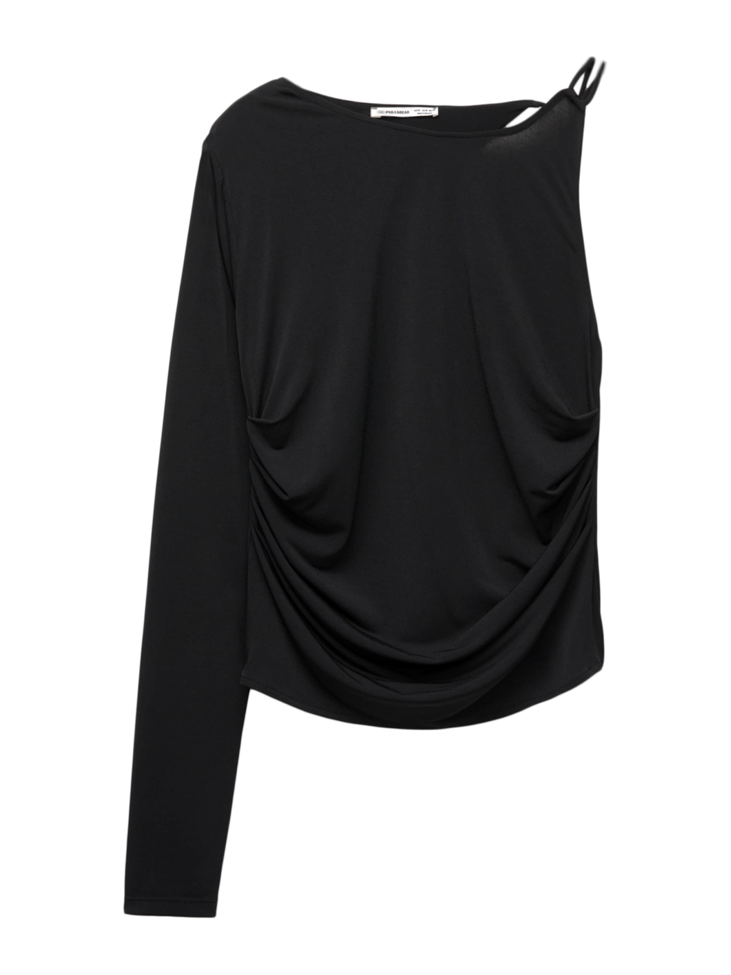 Pull&Bear Shirt in Black: front