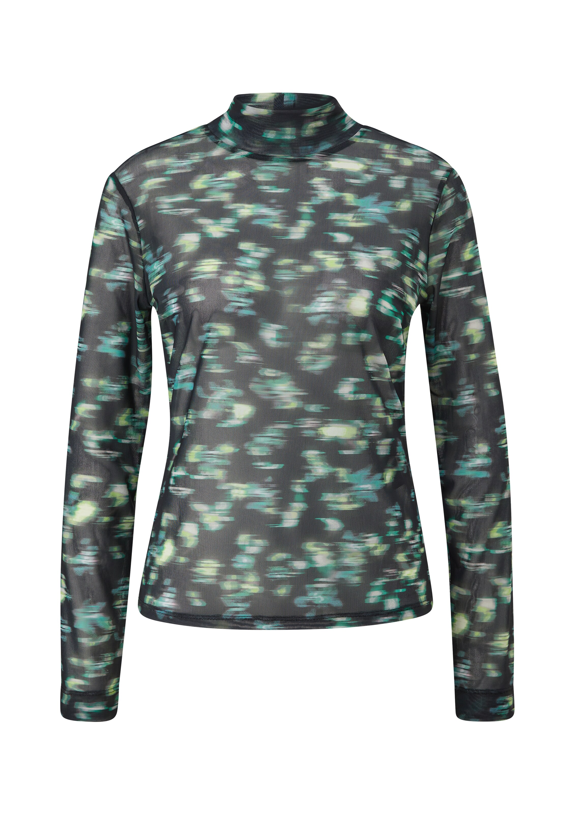 comma casual identity Shirt in Schwarz: Vorderseite