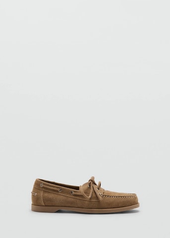 MANGO MAN Moccasins 'Nautico' in Brown