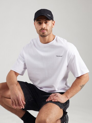 JACK & JONES - Camiseta 'JJCRINKLE' en blanco