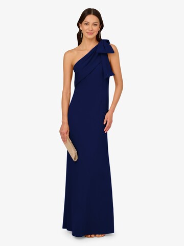 Adrianna Papell Avondjurk in Blauw: voorkant