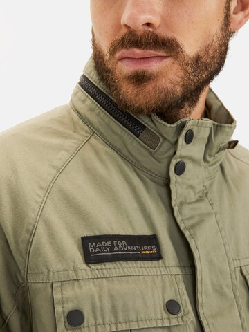CAMEL ACTIVE Feldjacke aus reiner Baumwolle in Grün