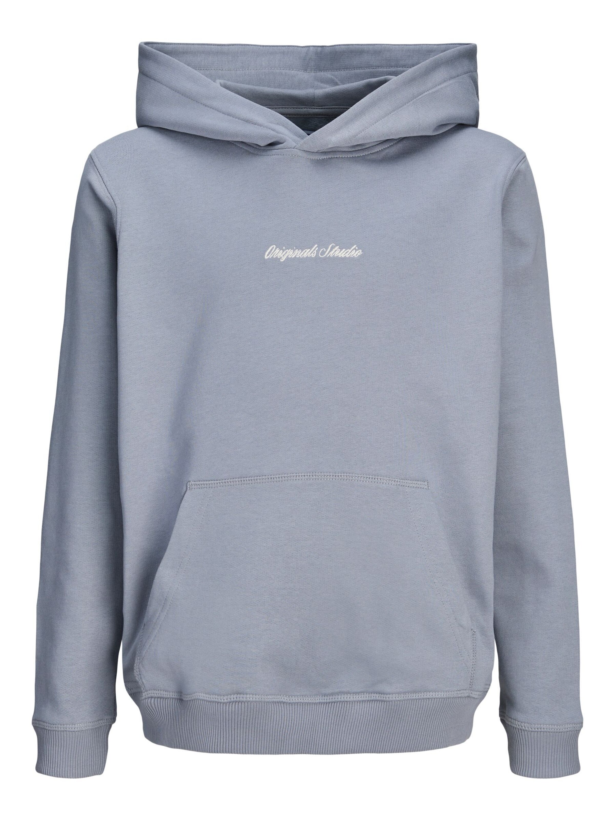 Jack & Jones Junior Sweatshirt 'JORNorrebro' in Grey: front