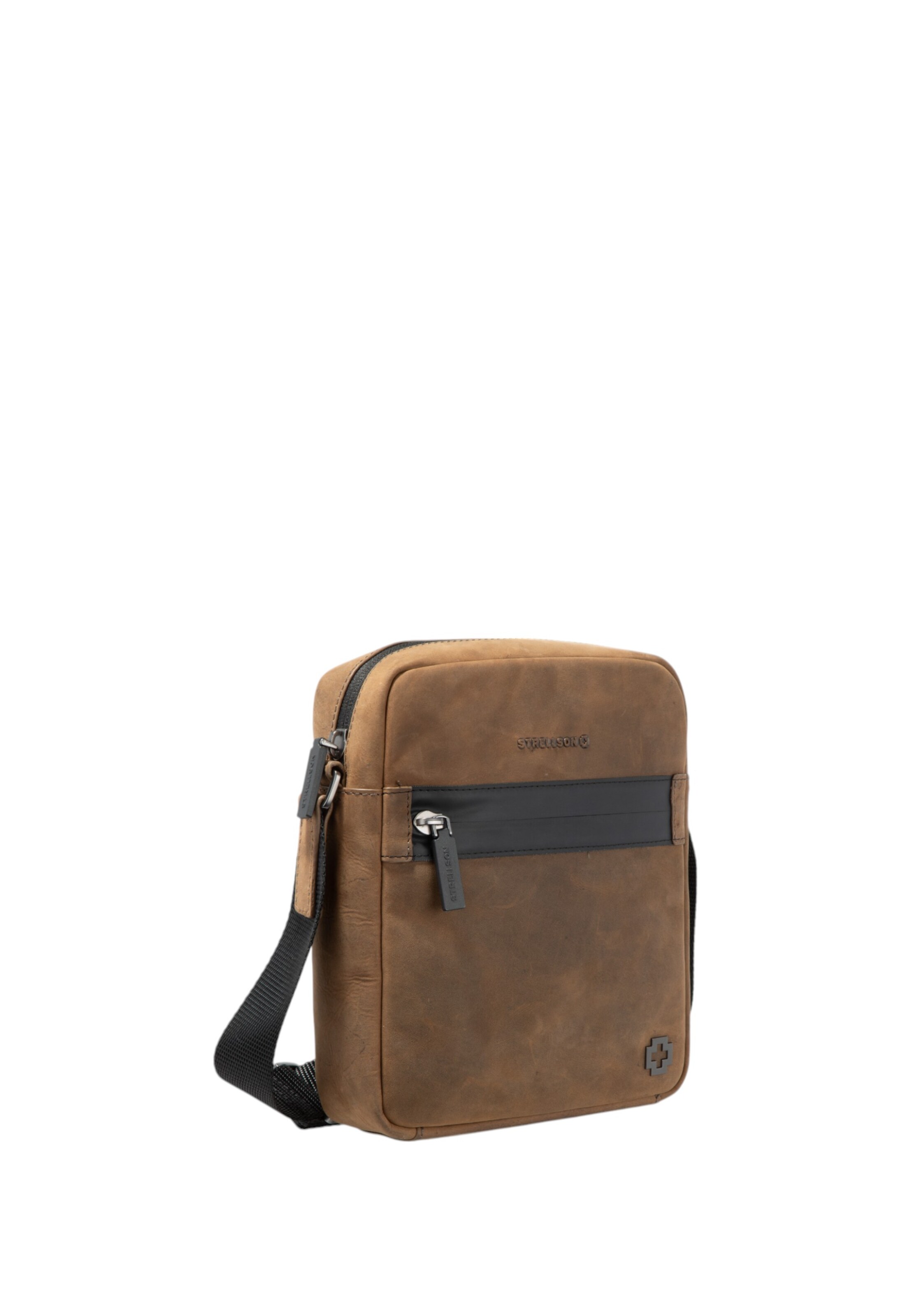 STRELLSON - Mala de ombro 'Bow Road Barney' em castanho