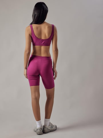 Skinny Leggings 'Biker' di OWN Off With Nature in rosa