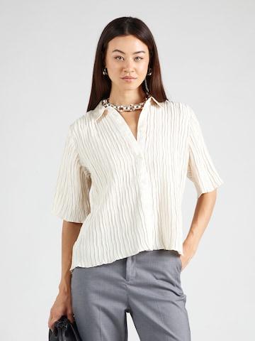 Chemisier 'SLFELMA' SELECTED en beige : devant
