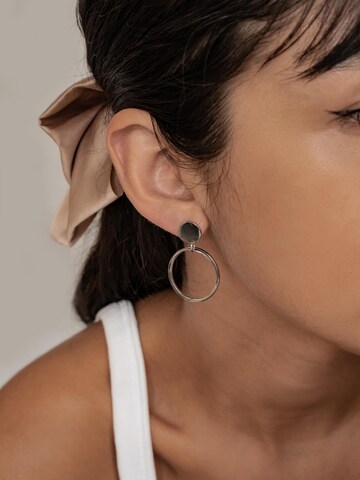 Hey Happiness Ohrringe 'Kreis' in Silber