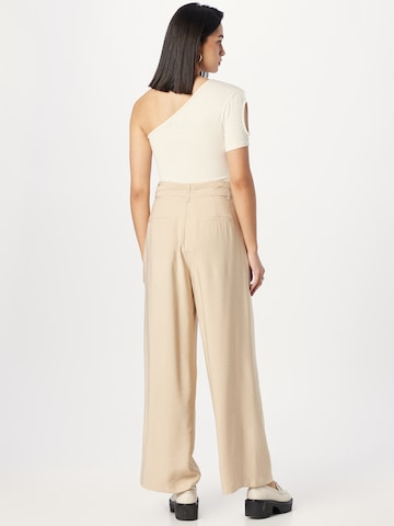 ABOUT YOU Wide leg Byxa 'Simone' i beige