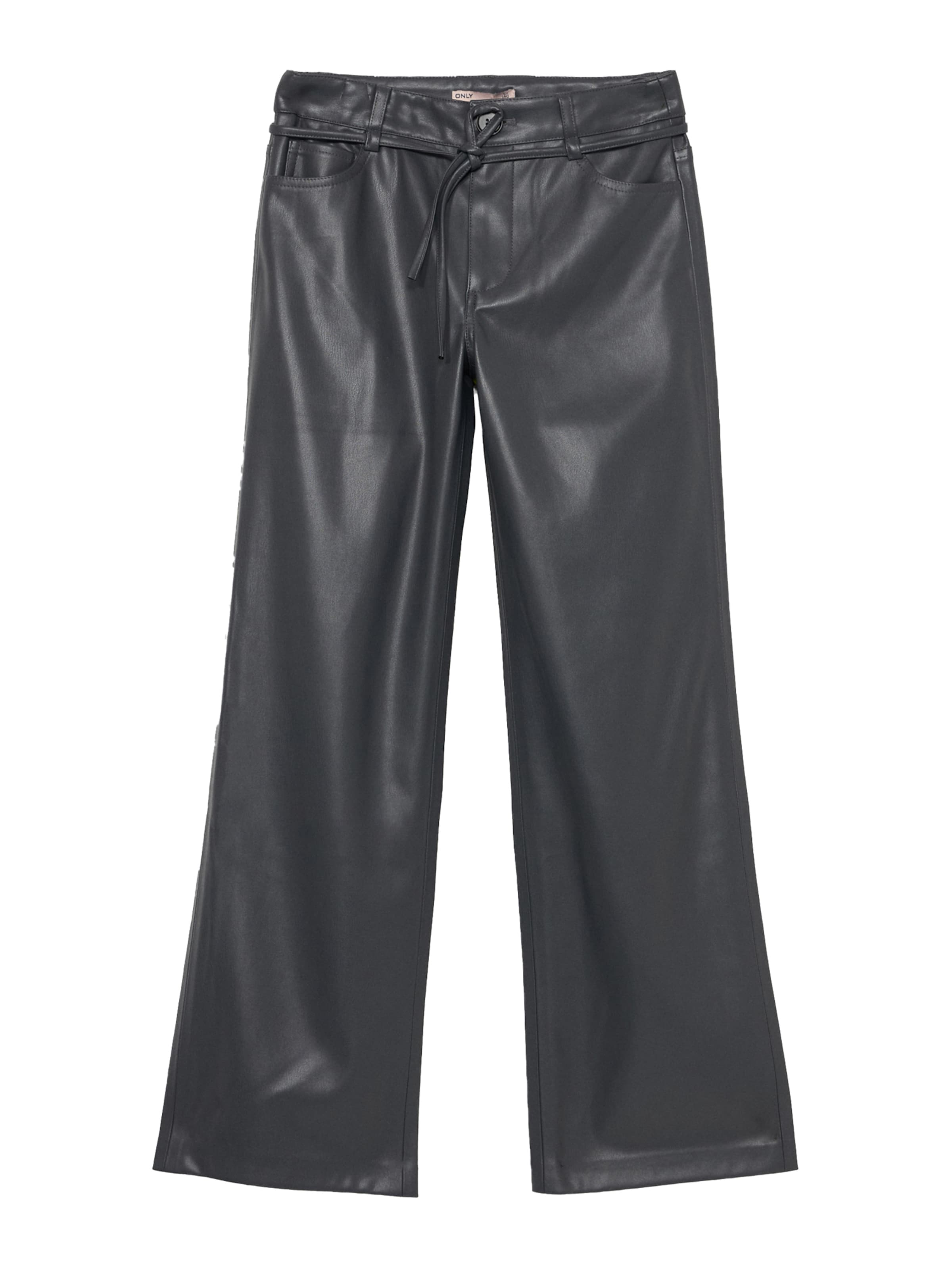 ONLY GIRLS Широки крачоли Панталон 'KOGGIANNA' в черно: отпред