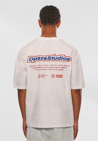 Dropsize Shirt 'Peace Of Mind' in Wit