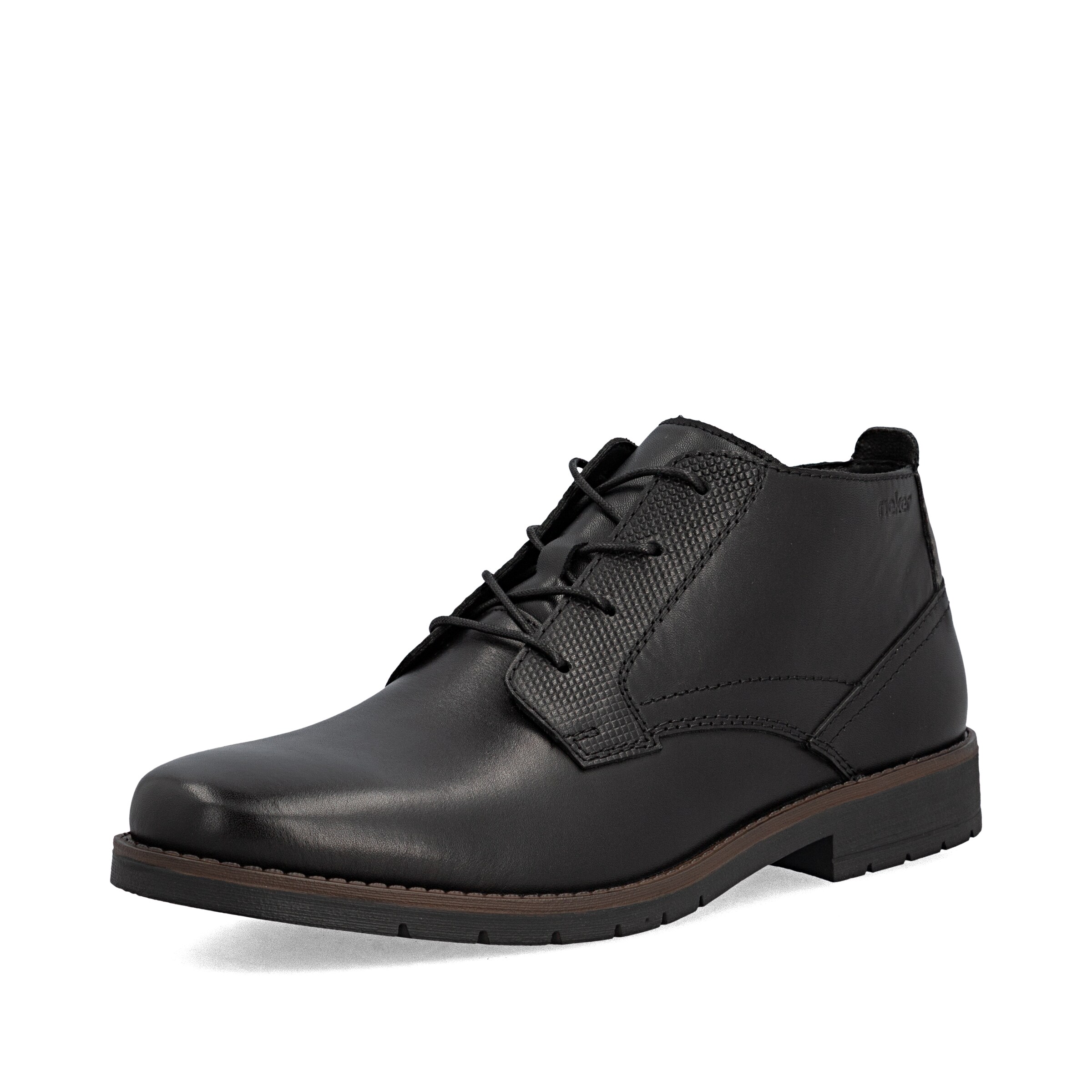 Bottines à lacets Rieker en noir : devant