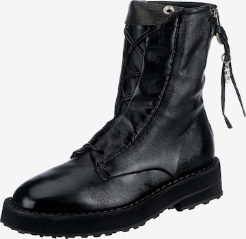 A.S.98 Lace-Up Ankle Boots 'A58208-0102' in Black: front