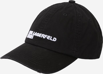 KARL LAGERFELD JEANS Kapa | črna barva: sprednja stran