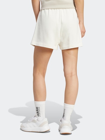 balta ADIDAS SPORTSWEAR Standartinis Sportinės kelnės 'ALL SZN'