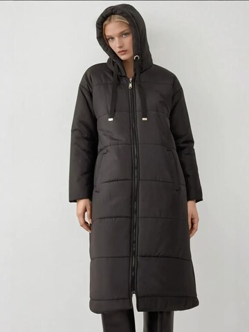 Manteau d’hiver Bigdart en noir : devant