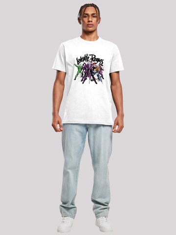 T-Shirt 'Batman Loveable Rogues' F4NT4STIC en blanc