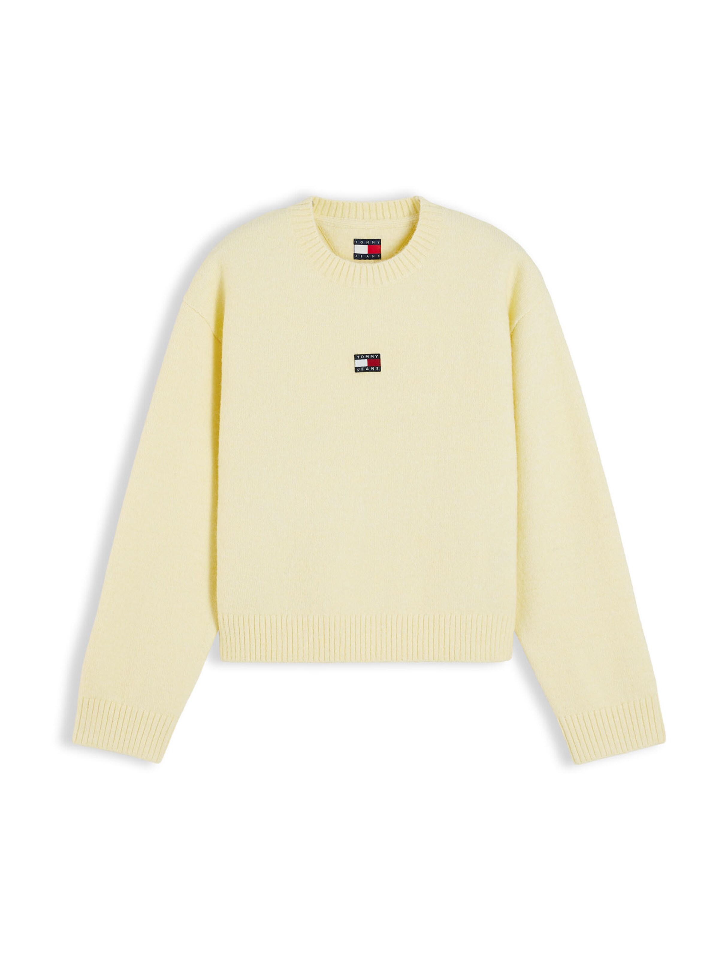 Tommy Jeans - Jersey en amarillo: frente