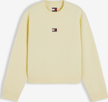 Tommy Jeans - Jersey en amarillo: frente