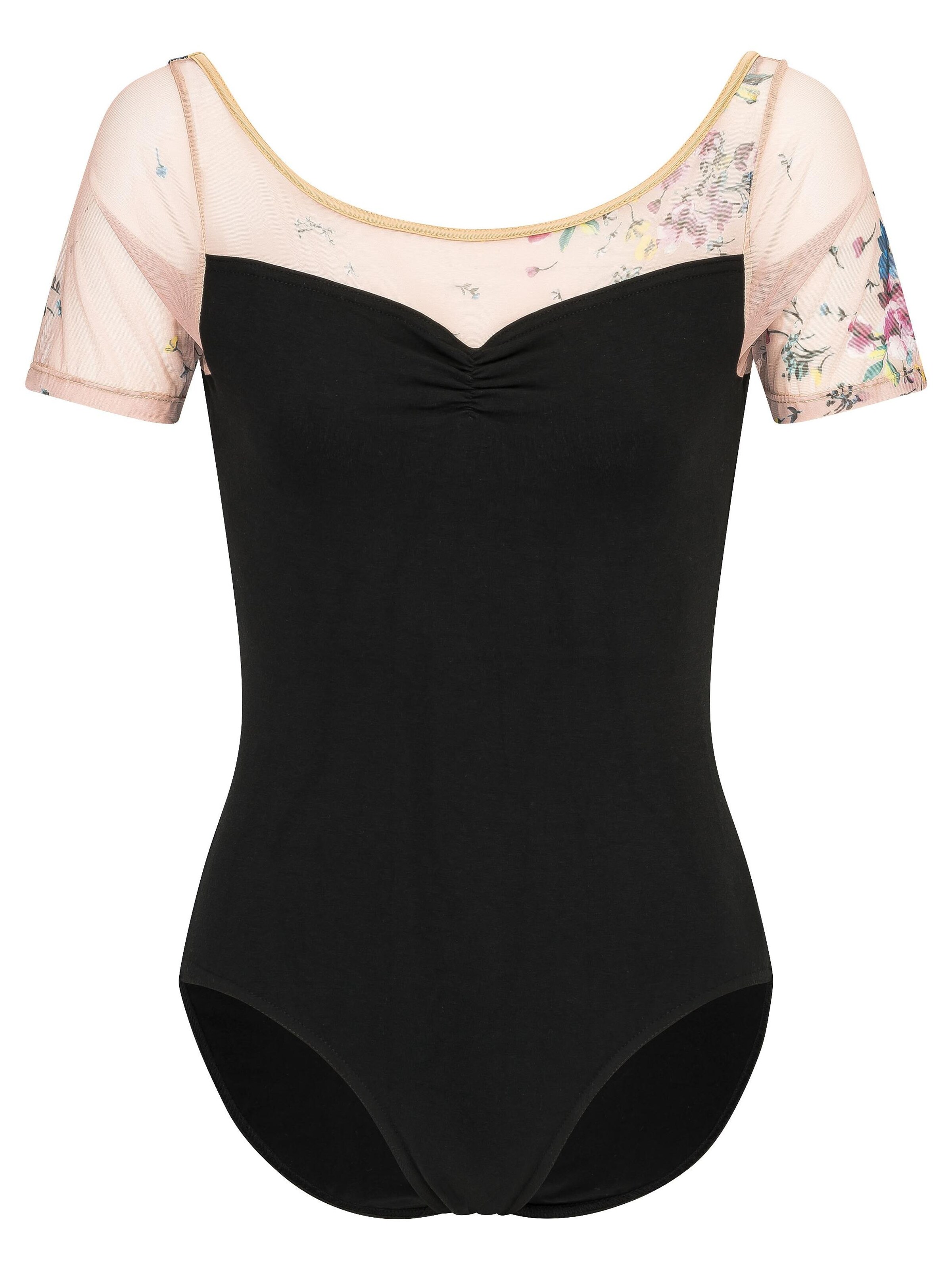 Tanzmuster Athletic Bodysuit 'Diana' in Beige: front