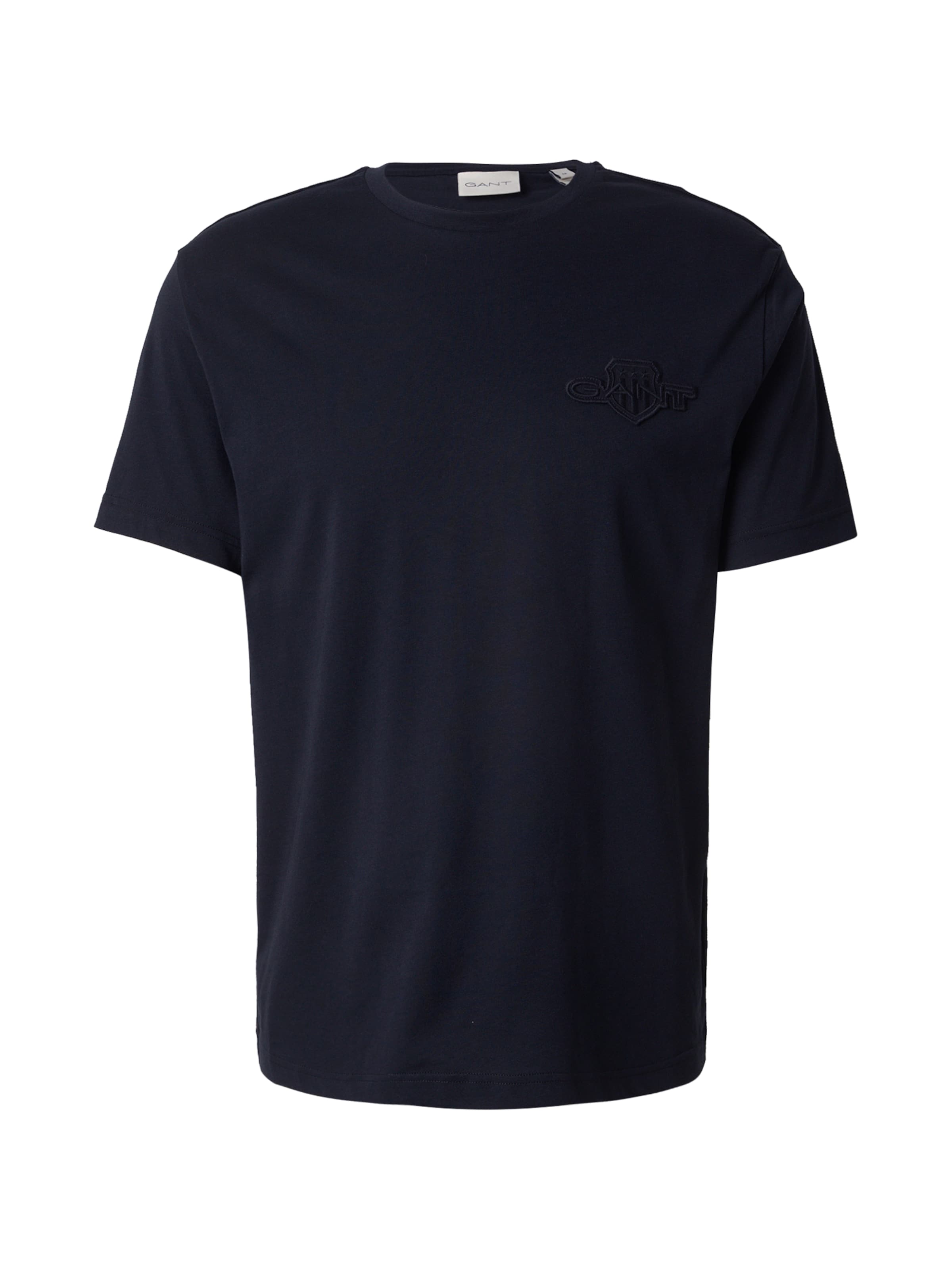 melns GANT T-Krekls: no priekšpuses