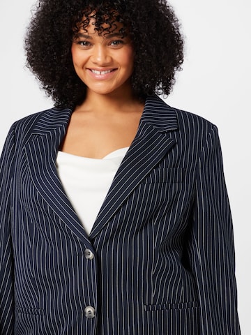 River Island Plus - Blazer em azul