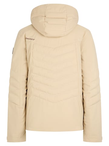 ZIENER Outdoor Jacket 'TETTA-Z' in Beige