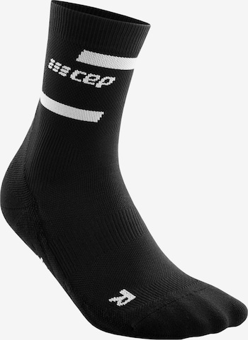 CEP Athletic Socks in Black: front