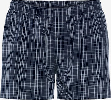 Hanro Boxershorts ' Fancy Woven ' in Blauw: voorkant