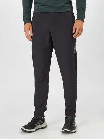 ENDURANCE Tapered Sporthose 'Wislok' in Schwarz: Vorderseite