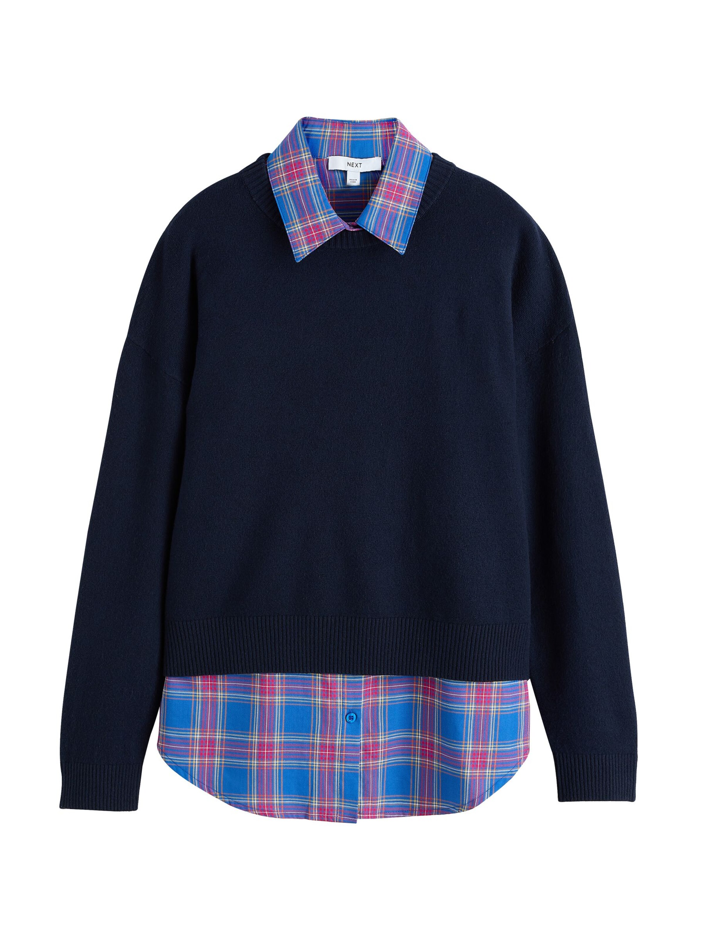 Next Sweater in Blue: front