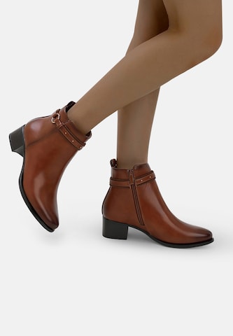 Elara Ankelstøvler i brun