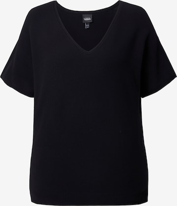 Pull-over Ulla Popken en noir : devant