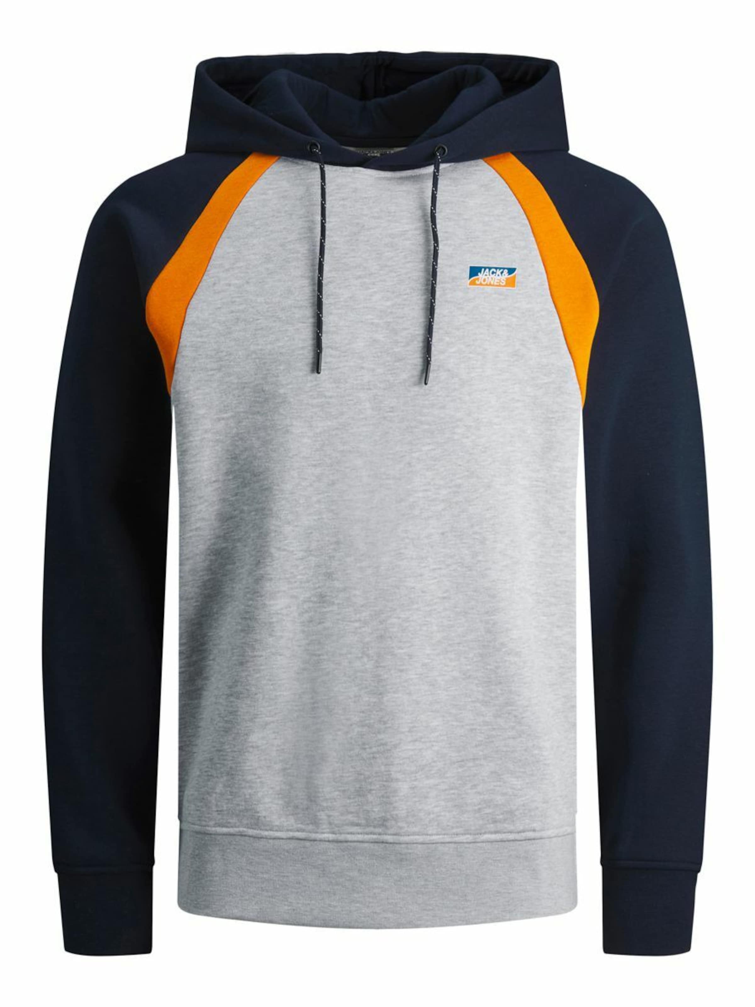 JACK & JONES Mikina 'JCOFly' – šedá: přední strana