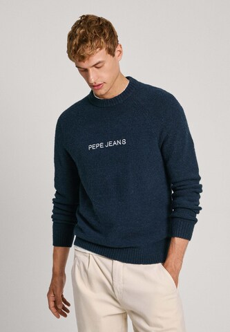 Pull-over 'CLOY' Pepe Jeans en bleu : devant