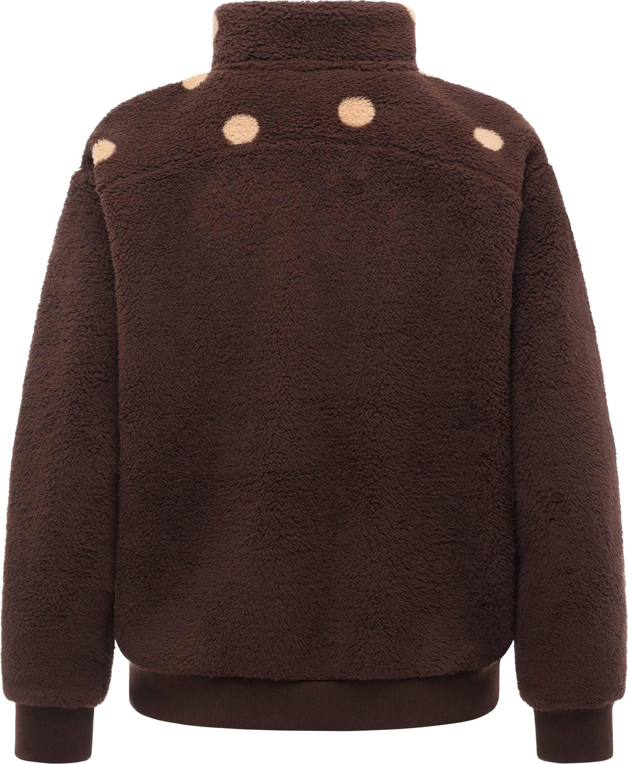 Ragwear Fleece jas 'Madaras' in Bruin