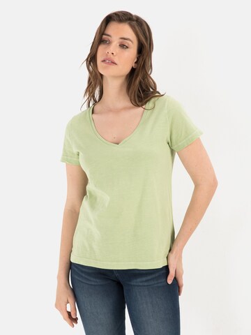 CAMEL ACTIVE T-Shirt aus Organic Cotton-Jersey in Grün: predná strana